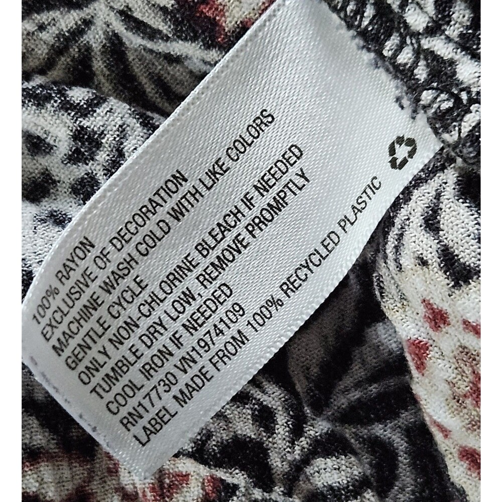 Knox Rose Floral Boho Hippie Mini Dress Womans L Embroidered Bell Whimsygoth - Picture 8 of 8